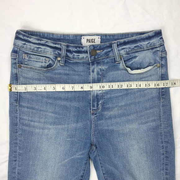 Paige Hoxton Olympic Chains Raw Hem Jeans - Picture 8 of 16